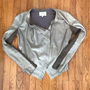 Tan HINGE 100% leather jacket